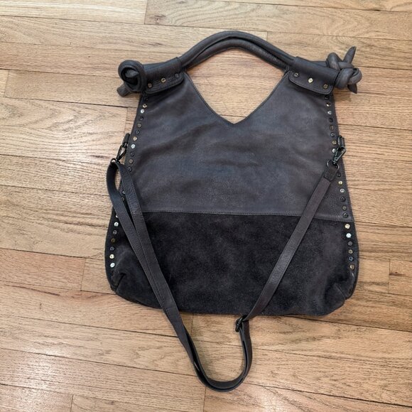 Free People Studded Tote Bag NWOT - Picture 5 of 10